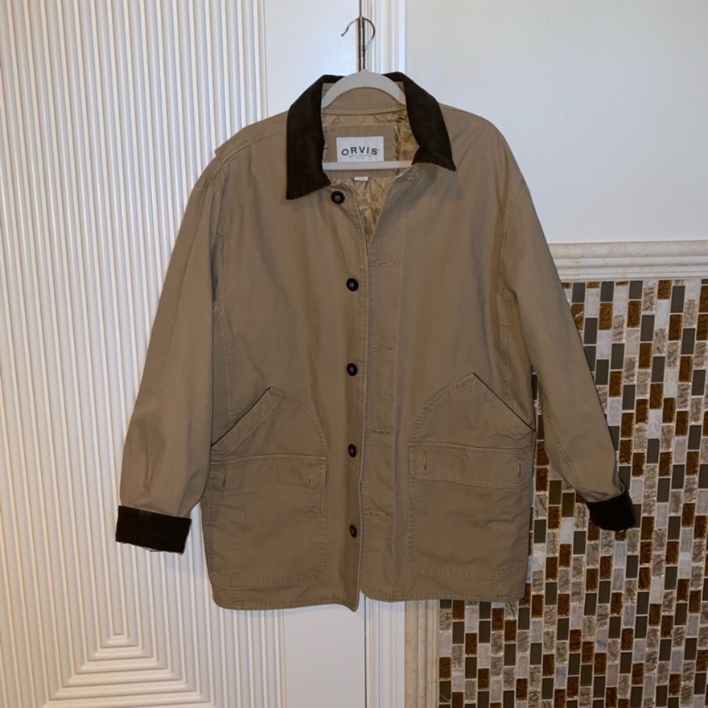 Orvis Tan Original Barn Jacket